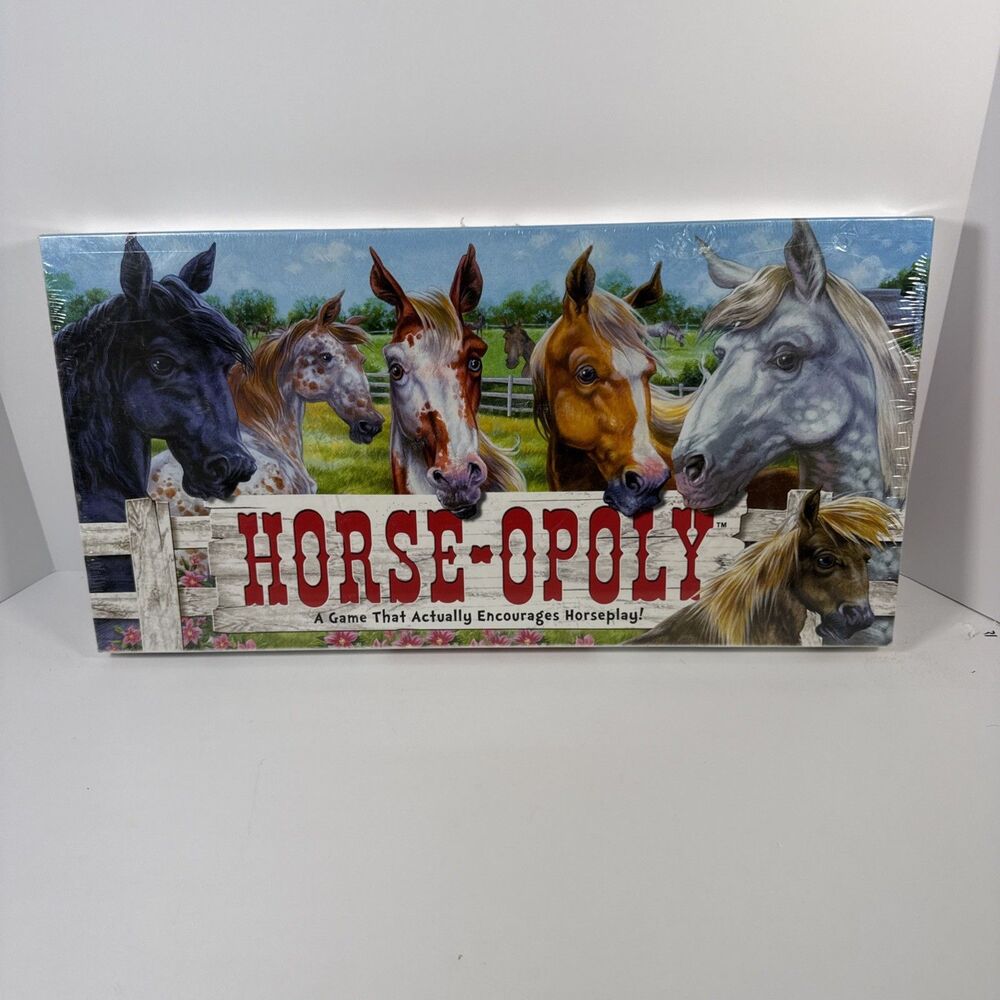 Horse-opoly Monopoly Style Game - New - Never Used - Late for the Sky